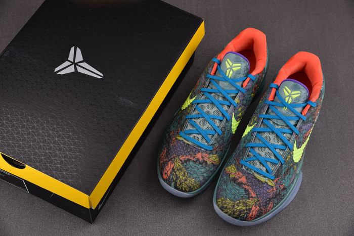 KOBE 6 PRELUDE ALL STAR MVP CANNON/VOLT-PURPLE VENOM-TURF ORANGE 640220-001