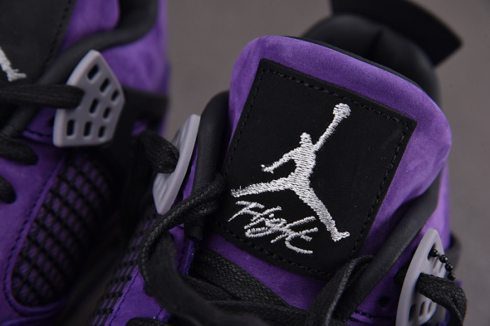 Travis Scott x Air Jordan 4 Retro Purple  AJ4-766296
