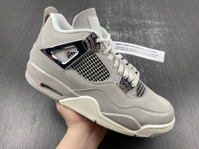 Air Jordan 4 WMNS “Light Iron Ore” “Frozen Moments” AQ9129-001