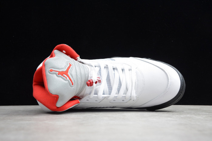 JORDAN 5 RETRO FIRE RED SILVER TONGUE (2020) - DA1911-102