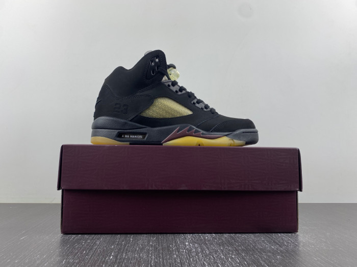 A Ma Maniére x Air Jordan 5 “Black” FD1330-001