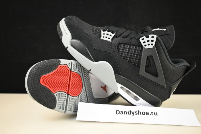 Air Jordan 4 Black Canvas DH7138-006