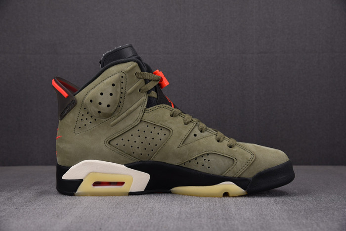 TRAVIS SCOTT AIR JORDAN 6 MEDIUM OLIVE - CN1084-200