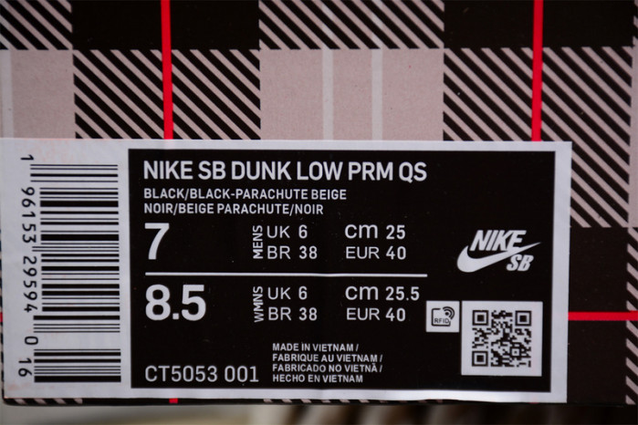 NIKE SB DUNK LOW TRAVIS SCOTT  - CT5053-001