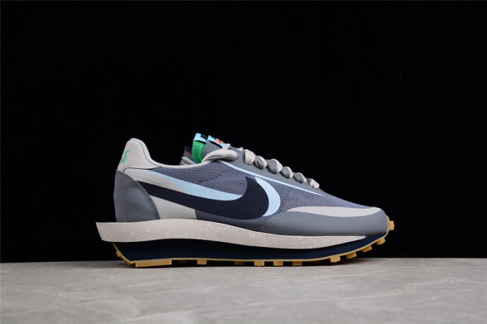 NIKE LD WAFFLE SACAI CLOT KISS OF DEATH 2 COOL GREY DH3114-001