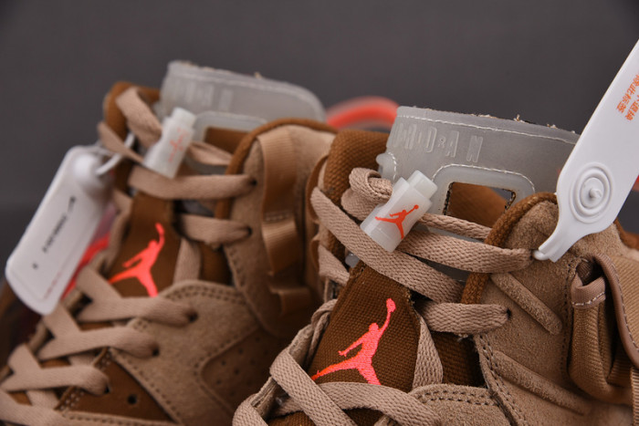 TRAVIS SCOTT X AIR JORDAN 6 “BRITISH KHAKI”  DH0690-200