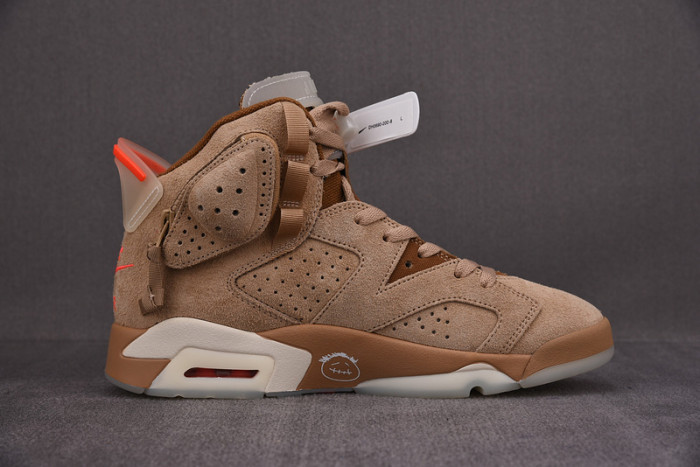 TRAVIS SCOTT X AIR JORDAN 6 “BRITISH KHAKI”  DH0690-200