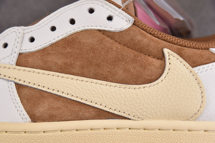 Travis Scott x Air Jordan 1 Low “Sail/Shy Pink” DM7866-106