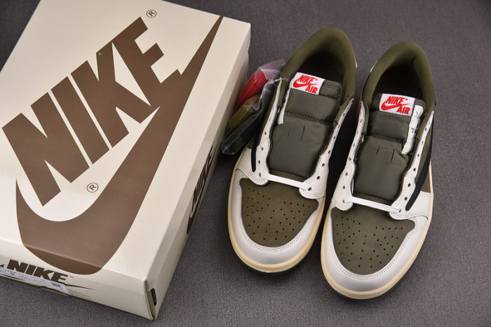 Travis Scott x Air Jordan 1 Low OG “Medium Olive” DM7866-200