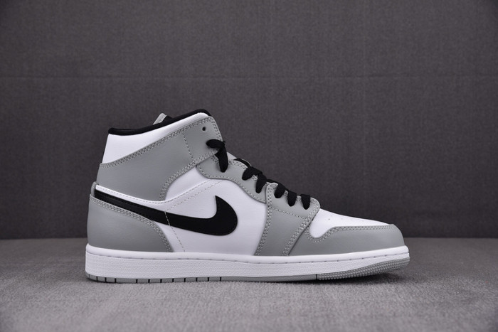 AIR JORDAN 1 MID LIGHT SMOKE GREY 554724-092
