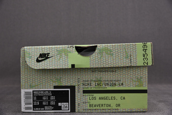 The Union x Nike Dunk Low “Court Purple”&DJ9649-400